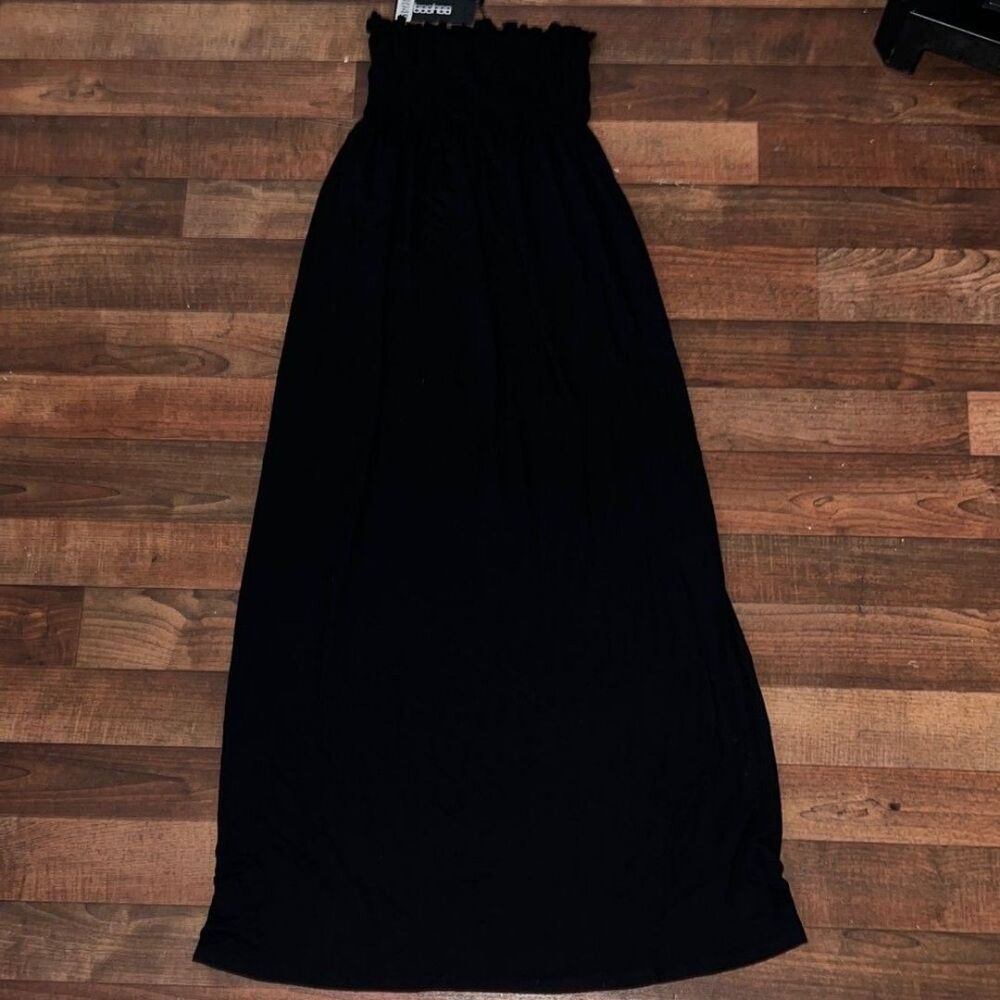 Boohoo Black Maxi Dress